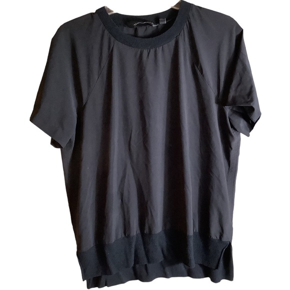 𝅺athleta black Zephyr tee E - Picture 1 of 10
